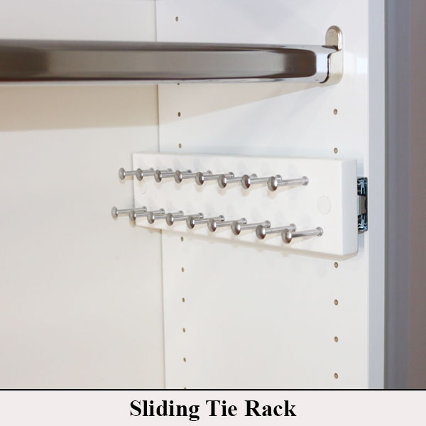 Sliding Tie Rack